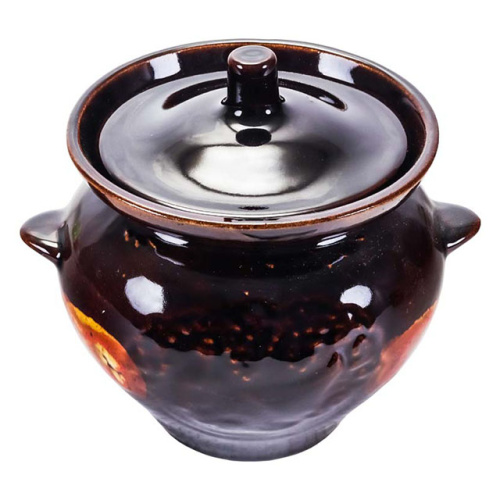 Горшок для запекания "Славянская Керамика", Графити, 0.5 л