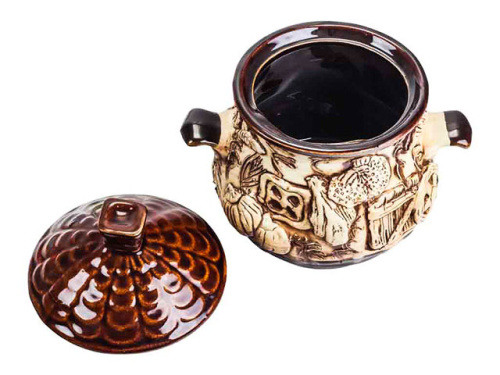 Горшок для запекания "Славянская Керамика", Хатка, 0.6 л