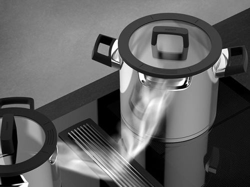 Кастрюля со стеклянной крышкой BergHOFF Downdraft, 8.8  л