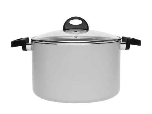 Кастрюля со стеклянной крышкой BergHOFF Eclipse, (серый) 6.6 л