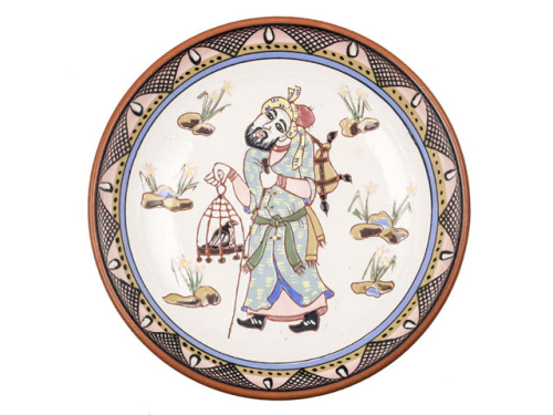 Ляган "Мужчина с клеткой", диаметр 28