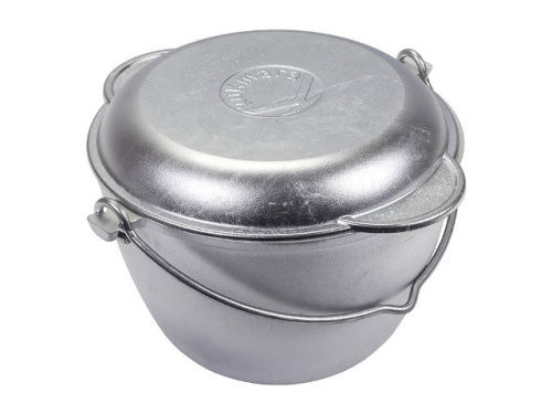 Котел 3 л алюминиевый походный с крышкой-сковородой Kukmara, кп30