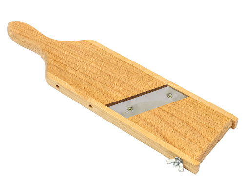 Нож-шинковка 37,5x10,5x2cм, бук, Традиция