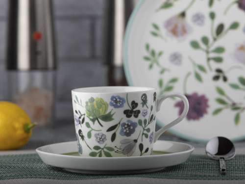 Набор чайных пар Spring Line: чашка, блюдце, Plover, 200 мл, 2 штуки