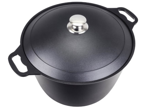 Кастрюля 6 л с антипригарным покрытием с крышкой Kukmara (Традиция), к60а