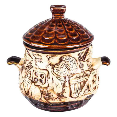 Горшок для запекания "Славянская Керамика", Хатка, 0.6 л Горшок для запекания "Славянская Керамика", Хатка, 0.6 л