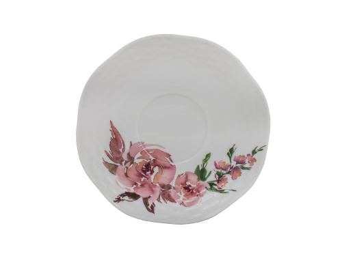 Чайная пара Flowers Line: чашка, блюдце PLOVER, 280 мл