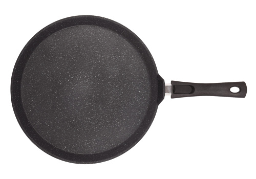 Сковорода-лавашница 35см с антипригарным покрытием со съемной ручкой, Kukmara (Темный мрамор), слмт352а