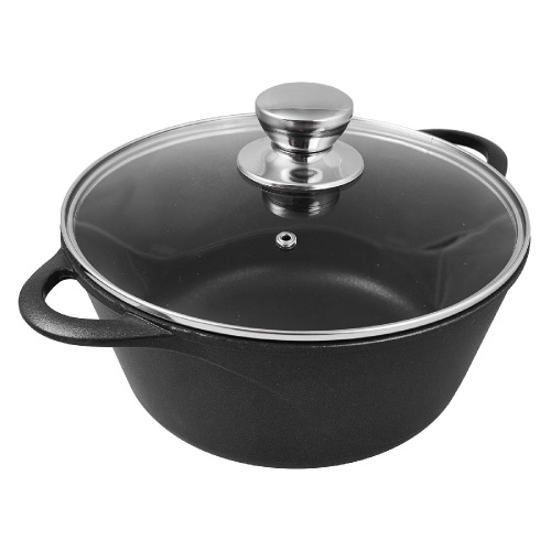 Кастрюля с антипригарным покрытием с крышкой ТМ Традиция, Комфорт, 3 л