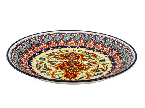 Блюдо Ляган "Риштанская керамика", Коракалам, Ø 42 см