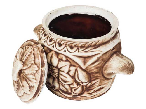 Набор супник 3 л + 4 горшка 0.6 л "Славянская Керамика", Весна