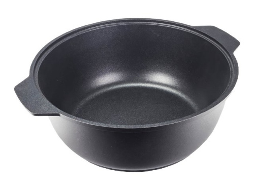 Кастрюля-жаровня 4 л с антипригарным покрытием со стеклянной крышкой, Kukmara (Традиция), ж44а