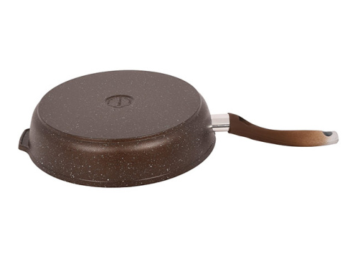 Сковорода 28 см с антипригарным покрытием, Kukmara (Кофейный мрамор), смк281а
