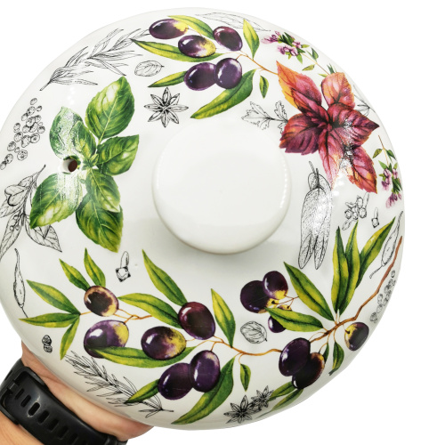 Кастрюля Basilic керамическая 1,6 л, TM Appetite Кастрюля Basilic керамическая 1,6 л, TM Appetite