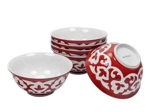 Коса Красная Пахта, Turon Porcelain, Ø 14.5 см, в наборе 6 шт