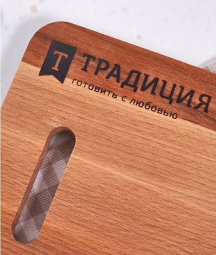 Доска разделочная 29x19x1,6см, бук, Традиция Доска разделочная 29x19x1,6см, бук, Традиция