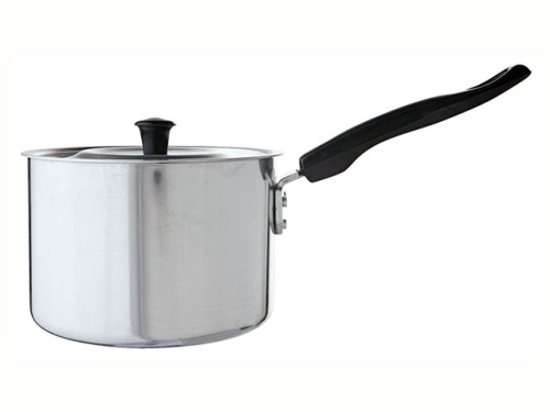 Ковш полированный с крышкой, SCOVO, ПП-023, 1.5 л