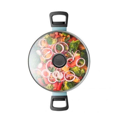 Кастрюля со стеклянной крышкой BergHOFF Leo Slate, 5.6 л