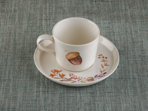 Чайная пара October Line: чашка, блюдце, PLOVER, 200 мл