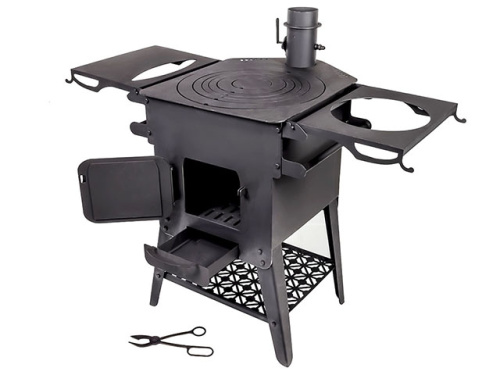 Печь варочно-отопительная "Бизон" Премиум, 45 см