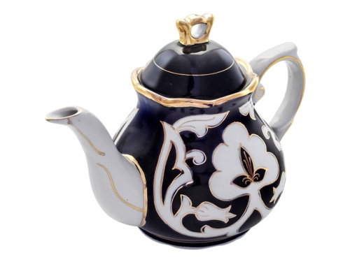 Чайник фигурный Пахта, Turon Porcelain, с золотом, 0.9 л