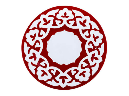 Тарелка Красная Пахта, Turon Porcelain, Ø 24 см Тарелка Красная Пахта, Turon Porcelain, Ø 24 см