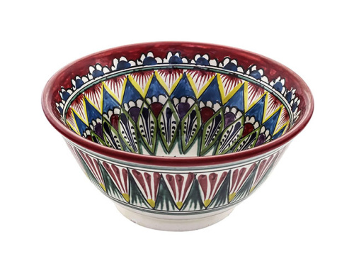 Коса "Риштанская керамика", Красная, Ø 18 см