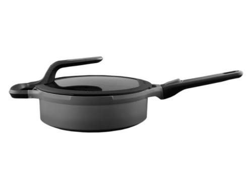 Сотейник со стеклянной крышкой BergHOFF Gem grey, 3.3 л