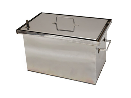 Коптильня двухъярусная 50х30х30 см из нержавеющей стали, Kukmara кн23