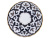 Ляган рифленый Пахта, Turon Porcelain, с золотом, Ø 27 см