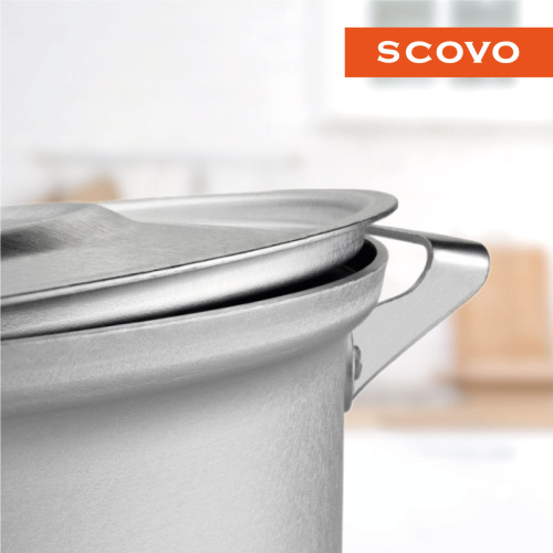 Кастрюля с крышкой сферическая, SCOVO, МТ-004C, 2.5 л