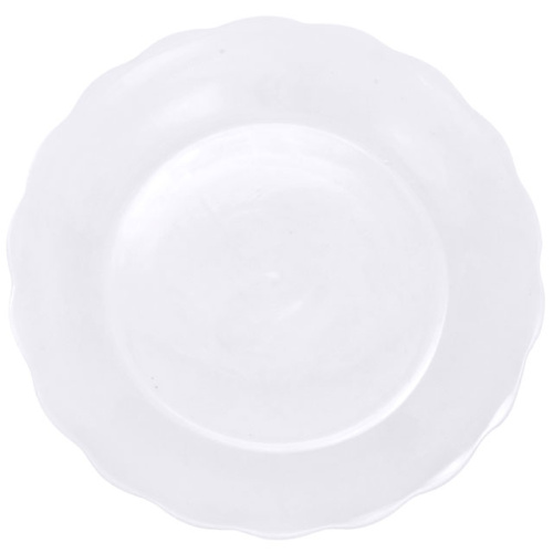 Тарелка "Turon porcelain", рифленый край, Ø 25 см