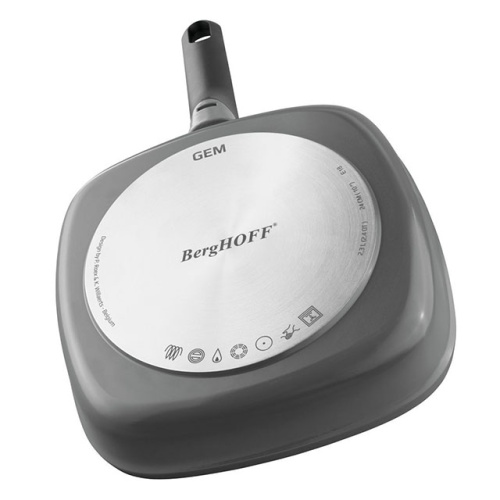 Сковорода-гриль BergHOFF Gem grey, 24 см