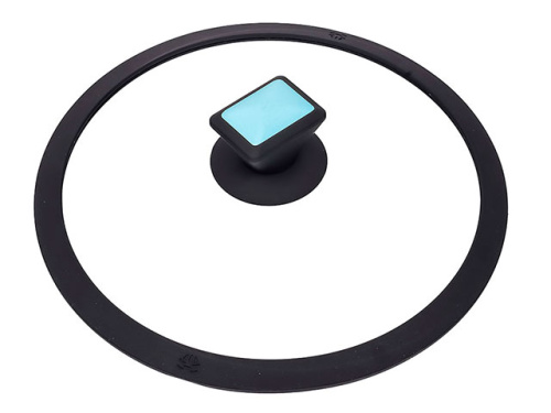 Стеклянная крышка с силиконом PLOVER, 24 см