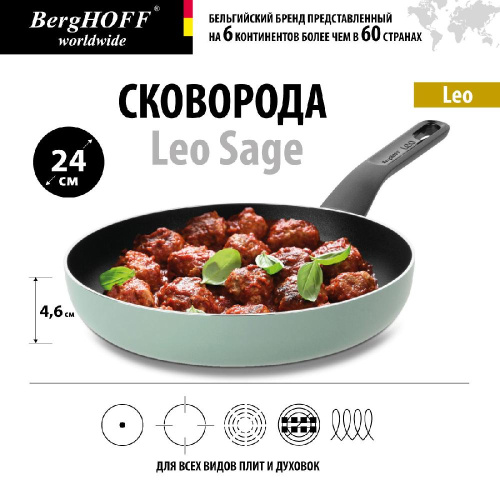 Сковорода BergHOFF Leo Sage, 24 см