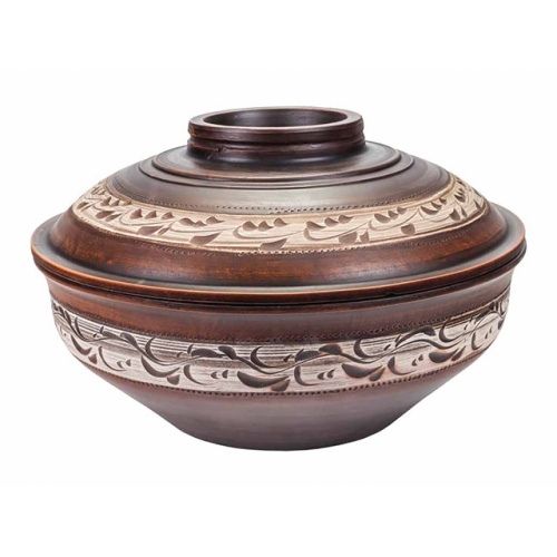 Миска для шашлыка "Славянская Керамика, Беленная, 4.5 л