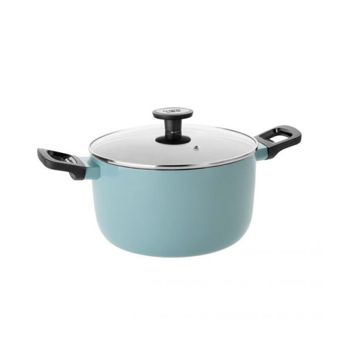 Кастрюля со стеклянной крышкой BergHOFF Leo Slate, 5.6 л