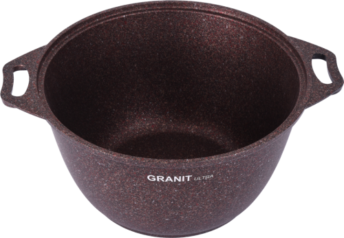 Кастрюля 4 л с антипригарным покрытием со стеклянной крышкой Kukmara (Granit Ultra Red), кга42а