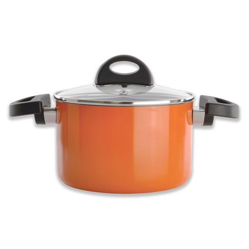 Кастрюля со стеклянной крышкой BergHOFF Eclipse, (оранжевый) 2 л