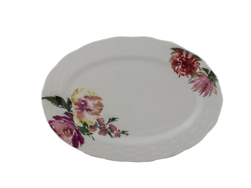 Блюдо для сервировки керамическое Flowers Line, PLOVER, 30 см