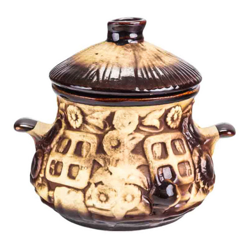 Горшок для запекания "Славянская Керамика", Хатка Новая, 0.6 л