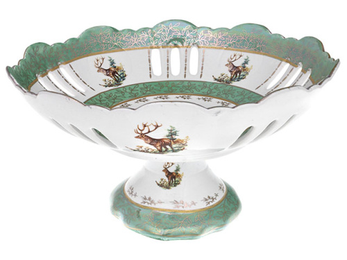 Ваза "Олень", диаметр 25 см