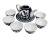 !Чайный сервиз Пахта, Turon porcelain, 8 предметов