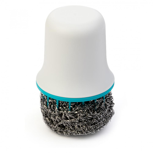 Щётка для мытья посуды с металлической губкой, Альтернатива, И8975