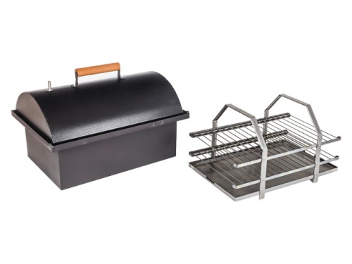 Коптильня двухъярусная Grillux Smoky Lux 55 Black