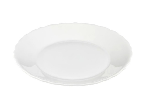 Набор тарелок 6 штук "Turon porcelain", рефленый край, Ø 17,5 см