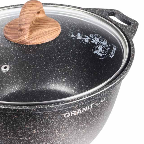 Набор кухонной посуды с антипригарным покрытием №18 (3предм.), Kukmara (Granit Ultra Original), нкп18го