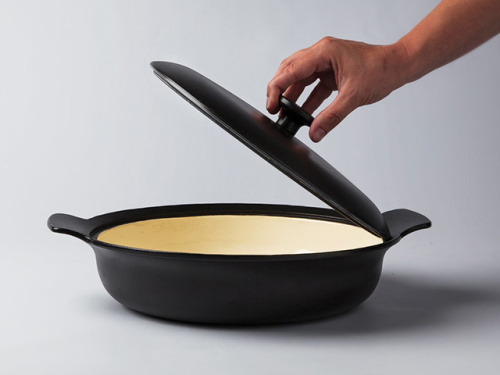 Сотейник чугунный с крышкой BergHOFF Ron, 28 см