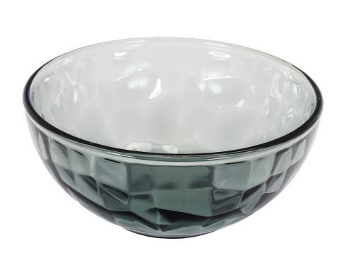 Набор салатников стеклянных (6 шт.), BLACK DIAMOND (черный), 13 см