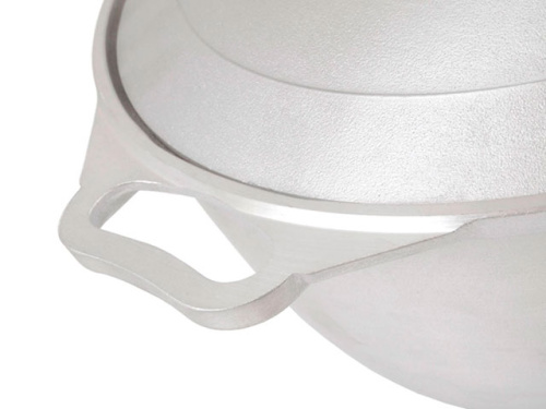 Кастрюля 4 л литая с алюминиевой крышкой, Kukmara, к40